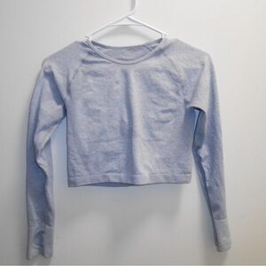 Amazon Women's Long Sleeve Tee - Light Gray